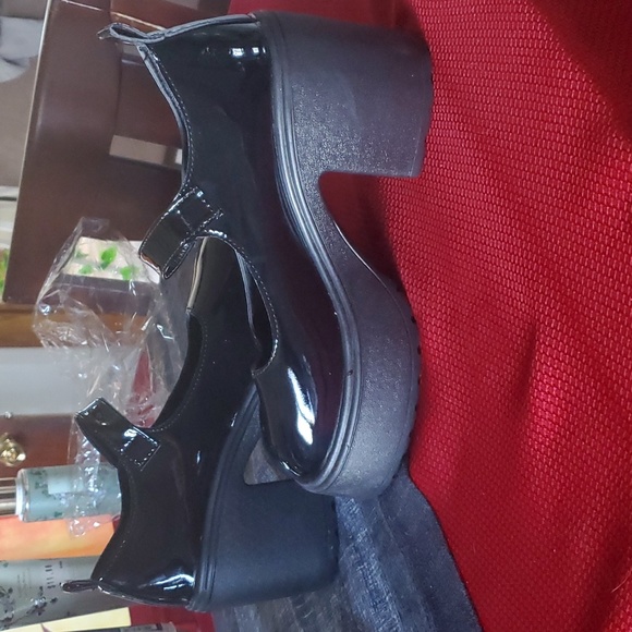 Women's disco black platform shoe - Picture 2 of 9